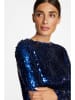 Rich & Royal Paillettenkleid in Blau