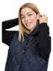 AMBER & JUNE Doorgestikte bodywarmer donkerblauw