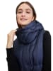 AMBER & JUNE Doorgestikte bodywarmer donkerblauw