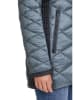 AMBER & JUNE Doorgestikte jas blauw