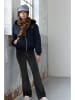No-bell Wende-Teddyjacke "NoBell' Between" in Schwarz