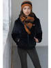 No-bell Wende-Teddyjacke "NoBell' Between" in Schwarz