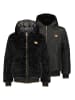 No-bell Wende-Teddyjacke "NoBell' Between" in Schwarz