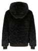 No-bell Wende-Teddyjacke "NoBell' Between" in Schwarz