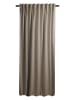 Chic Home Gardine in Beige - (L)270 x (B)140 cm