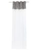 Chic Home Gordijn wit/zwart - (L)270 x (B)140 cm