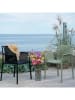 House Nordic 2-delige set: tuinstoelen zwart - (B)59,5 x (H)82,5 x (D)56,5 cm