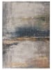 Moma Kurzflor-Teppich ''Parma'' in Blau/ Beige