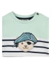 Steiff Sweatshirt mintgroen/wit/zwart