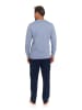 Doctor Nap Pyjama in Hellblau/ Dunkelblau