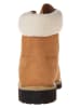 Timberland Leder-Boots in Hellbraun