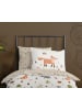 Good Morning Beddengoedset "United" wit/beige