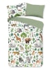 Good Morning Beddengoedset "Samba" wit/groen