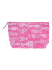 Overbeck and Friends Kosmetiktasche "Crazy Fish" in Rosa - (B)26 x (H)15 x (T)5 cm