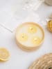 AVA & MAY Duftkerze "Garden Lights - Italian Citronella" in Gelb - 450 g