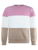 Blue Effect Sweatshirt in Beige/ Rosa/ Weiß