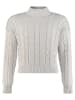 Blue Effect Pullover in Weiß