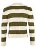 Blue Effect Pullover in Creme/ Khaki