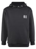 Blue Effect Hoodie in Schwarz