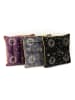 SiL Interiors 3-delige set: kussens Lila/grijs/zwart - (L)40 x (B)40 cm