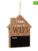 SiL Interiors 3-delige set: decoratieve hangers lichtbruin - (B)13 x (H)16 cm