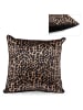 SiL Interiors 2-delige set: kussens bruin - (L)45 x (B)45 cm