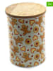 SiL Interiors 2-delige set: voorraaddozen meerkleurig - (H)18 x Ø 13 cm
