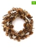 SiL Interiors 2-delige set: decoratieve kransen bruin - Ø 24 cm