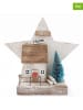 SiL Interiors 2er-Set: Dekofiguren in Hellbraun/ Creme - (B)18 x (H)17 x (T)6,5 cm