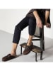 Birkenstock Skórzane chodaki "Boston" w kolorze brązowym
