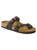 Birkenstock Skórzane japonki "Mayari" w kolorze czarnym
