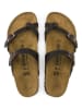 Birkenstock Skórzane japonki "Mayari" w kolorze czarnym