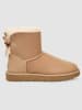 UGG Leren boots "Mini Bailey Bow II" beige