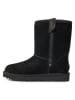 UGG Leren boots "Classic Short" zwart