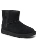 UGG Lammfell-Boots "Classic Mini Bailey Zip" in Schwarz