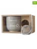 Boltze 2tlg. Set: Kaffeetasse & Filter in Grau