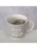 Boltze 2tlg. Set: Kaffeetasse & Filter in Grau
