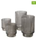 Boltze 2er-Set: Windlichter ''Buna'' in Grau