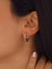 Luja Bijoux Vergulde creolen met zirkonia