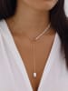 Luja Bijoux Vergold. Halskette mit Zierperlen