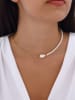 Luja Bijoux Vergold. Halskette mit Zierperlen