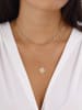 Luja Bijoux Vergulde ketting met zirkonia
