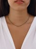 Luja Bijoux Pozłacany naszyjnik z kryształkami