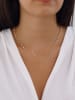 Luja Bijoux Vergulde ketting met kristallen