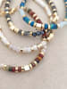 Luja Bijoux Vergold. Armband mit Zierperlen