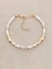 Luja Bijoux Vergulde armband met sierparels