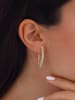 Luja Bijoux Vergold. Ohrringe mit Zirkonia