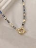 Luja Bijoux Vergulde ketting met kristallen en sierelementen