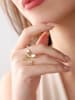 Luja Bijoux Vergold. Ring mit Zirkonia