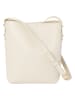 TATUUM Leder-Umhängetasche in Creme - (B)17 x (H)18 cm